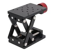 Annadue Plateforme élévatrice Manuelle à Ciseaux pour Usage en Laboratoire | Table élévatrice à ciseaux, réglage manuel de la hauteur, construction en alliage d\'aluminium, support de laboratoire,