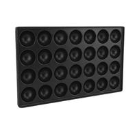 Annadue Poêle à Boulettes de Viande de Poulpe Antiadhésive à 28 Trous, Plaque de Cuisson de Style Japonais Authentique pour œufs de Caille et Boulettes de Viande, Aluminium Durable, Facile à Nettoyer,