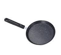 Annadue Poêle à Frire en Pierre Médicale 6 Pouces Poêle à Crêpes Antiadhésive à Fond Plat pour Cuisinière à Induction sécurité du Four de Cuisine jusqu'à 280 ° C 18 Cm Anti-rayures Facile à