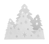 Annadue Porte-Serviettes en Forme d'arbre de Noël, Support de Rangement pour Serviettes en Papier de Soie en Acier Inoxydable pour Restaurant à Domicile (Acier inoxydable)