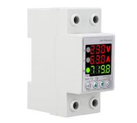 Annadue Protecteur de Tension Réglable, Relais de Protection Contre | Dispositif de protection de tension intelligent, AC230V, réinitialisation manuelle, mise sous tension retardée pour les