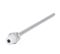 Annadue Puits Thermométrique en Acier Inoxydable IP68 de 300 Mm, Filetage 1/2 NPT avec Capuchon en Plastique, pour Capteur de Température Solaire, Puits Thermométrique à Sonde de Capteur, pour