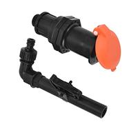 Annadue Raccord Rapide de Tuyau à Filetage Mâle G3/4 avec Valve pour | Joint sans fuite, filetage Standard G3/4, serre de pelouse de jardin, coupleur à connexion rapide, plastique ABS