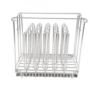 Annadue Rack Pliable en Acier Inoxydable pour Mijoteuse pour Usage en | Aide sous vide, circulation uniforme de la chaleur, cadre pliable, cuisson en grands lots, insert séparateur de cuisson en