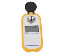 Annadue Réfractomètre, Compteur Blanc 0-80%, Réfractomètre Numérique Portatif, Testeur de Concentration pour Distiller l'alcool, Liquide pour le Brassage à Domicile