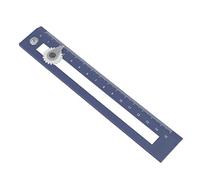 Annadue Règle de Boussole de Haute Précision Deux en un, Boussole de Dessin de 15 Cm avec Règle Droite pour les étudiants, Fabricant de Cercles à Géométrie Réglable, à Calcul Précise pour (BLUE)