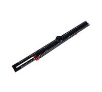 Annadue Règle en T Réglable 60cm en Alliage D'aluminium | Carré combiné multifonction, disposition des bâtiments en menuiserie, ± 1 mm, léger et portable, pour les ingénieurs