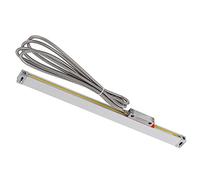 Annadue Règle Linéaire de Tour avec Fiche DB9 (350) | 1 micron, tuyau en acier inoxydable, bande jaune, câble de 3 mètres