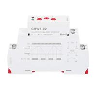 Annadue Relais de Contrôle de Température, Relais sur Rail DIN GRW8-02 avec Sonde de Test, AC/DC 24 V-240 V, Contrôleur de Température pour l'automatisation Industrielle