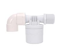 Annadue Robinet à Flotteur Automatique pour étang à Poissons, Réservoir à | Soupape d\'admission à montage latéral, construction anti-âge en nylon, coude à 90 degrés inclus, contrôle d\'arrêt