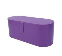 Annadue Sac de Rangement pour Sèche-Cheveux, étui de Transport élégant en PU pour la Maison, Conception Anti-Rayures (Purple)