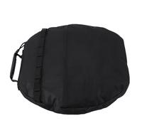 Annadue Sac de Rangement Rond pour Poêle à Griller, Pochette de Poêle de Camping en Tissu Oxford, Sac de Plaque Chauffante pour Barbecue Portable avec Poignée pour Pique-Nique de Cuisine en Plein Air