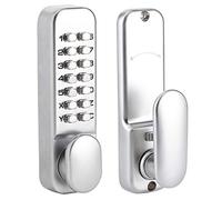 Annadue Serrure à Combinaison Mécanique Intelligente, Serrure de Porte d'entrée Codée sans clé pour le Bureau à Domicile, de sécurité avec Installation Facile, Alliage de Zinc Robuste