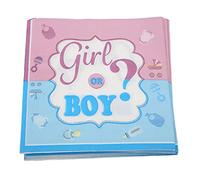 Annadue Serviettes en Papier pour Révéler le Genre, 32 Pièces, Exquises et Durables, Fournitures de Fête pour bébé, Serviettes en Papier pour Décorations de Révélation du Genre, Décorations de Fête