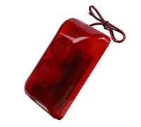 Annadue Sirène Stroboscopique Filaire 12 V 15 W avec Alarme Sonore, Lumière Rouge Clignotante avec LED pour la sécurité de la Maison et de l'hôtel, Sirène d'Alarme à Décibels élevés, Plastique ABS