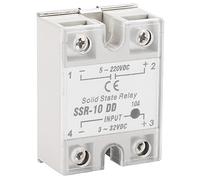 Annadue SSR-10 Relais Statique 10A 5-220VDC | Module statique, processus d\'automatisation industrielle, environnement poussiéreux et humide corrosif, anti-vibration,