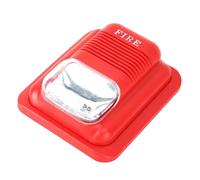 Annadue Système d'alarme Incendie Sonore et Lumineux, Sirène Stroboscopique, Système de sécurité pour Maison, Bureau, Garage, DC12V/24V