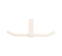 Annadue T Shape Carbon Steel Desk Backpack Hanger for Classroom (lait | Conception à pince, aucune perceuse nécessaire, robuste, stockage multi-articles, organisateur de table d\'étude