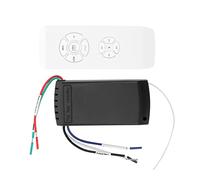 Annadue Télécommande Universelle sans Fil pour Ventilateur de Plafond, Version Anglaise Intelligente 85 V 260 V, Télécommande pour Kit d'éclairage de Ventilateur