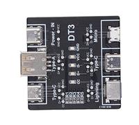 Annadue Testeur de Câble USB, Carte de Détection de Données avec 5 Ports | Module de détection de câble de données USB, matériau PCB, interface 5 en 1, pour type C, iOS, Micro USB