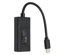 Annadue Testeur USB, Multimètre USB C, Voltmètre Ampèremètre avec Mesure de Tension de Courant Bidirectionnelle, Détecteur de Chargeur Numérique 4-30 V 0-6,5 A pour le Chargement de Téléphone Portable