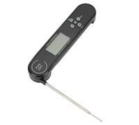 Annadue Thermomètre Alimentaire Numérique Multifonction avec Sonde Pliable à Rotation de 180 °, Thermomètre à Viande pour Barbecue de -22 ℉ à 572 ℉, Plastique d'ingénierie ABS, Rétroéclairage 3