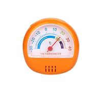 Annadue Thermomètre pour Réfrigérateur et Congélateur, Grand Cadran Mécanique Blanc, Jauge de Température Précise De-30 à 40 ℃ pour Réfrigérateur (YELLOW)