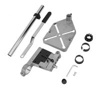 Annadue Universal Drill Bench Clamp Stand for Workshop | Profondeur de perçage réglable, base en aluminium solide, colonne en acier au carbone, fentes pour étau d\'établi,