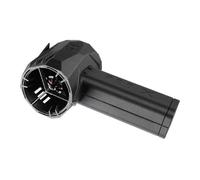 Annadue Ventilateur 350 Km/h, Poussée de 1500g, Moteur sans Balais de 64mm, Plumeau électrique à Vitesse Continue avec Lumière Ambiante SOS et Batterie de 16000mAh