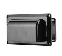 Annadue Ventilateur d'extraction d'air Latéral, Noir 12V, Remorque de Camping-car RV, Ventilateur 'aération Accessoire pour Bateau, Yacht Marin, évent Latéral avec Couvercle