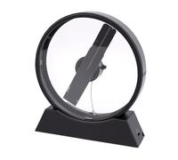 Annadue Ventilateur Hologramme 3D, Résolution 2000 X 192, 96 LED, 2 Pales, Noir, Mémoire de 4 Go, Support Grand Format, Couvercle Transparent sécurisé, Idéal pour la publicité