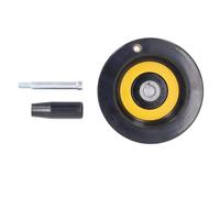 Annadue Volant de Scie à Table 14mm 125mm avec Poignée | Bouton de commande de machine, mécanisme de réglage rotatif, plastique d\'ingénierie isolé, outil d\'atelier industriel,