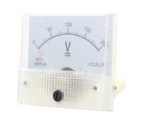 Annadue Voltmètre CC à Pointeur 85C1 0-200 V, Instrument de Mesure de Tension CC, Testeur de Puissance électrique pour Banc de Test d'armoire, Affichage Analogique 56 X 63 Mm