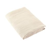 Anne de Solène - Drap Plat 270x310cm - Lina - Beige Naturel - 100% Pur Lin Lavé - Style Authentique & Froissé Chic - Finition Parement 8 cm - Lit 2 Personnes - Repassage Facile - Lavable 60°C