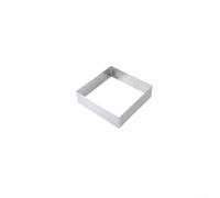 Anneau à gâteau réglable en acier inoxydable pour moule à tarte, mousse et dessert, passe au lave-vaisselle (15 cm)