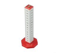 Anneau ABS stable en aluminium pour pose de briques, gadget de base double face rouge pour nivellement en alliage, règle de hauteur égale avec accordable (B)