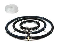 Anneau Aérateur Japonais pour étang, Aérateur et Oxygénation, Diamètre de 35 cm, Diffuseur pour Le Bassin à carpes Koi pour l'enrichissement en oxygène, étang de Jardin, Aquarium