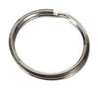 Anneau : anneau nickelé de 2,0 x 25 x 20 mm, sac de 300 pièces, idéal pour les porte-clés et les connexions électriques durables.