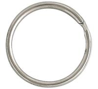 Anneau brisé - D22 mm - acier nickelé - lot de 10
