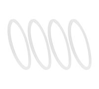 Anneau D’Étanchéité en Silicone Blanc pour Gourde Sportive, 4 Pièces | Joint O Rainuré, Entretien Facile, pour Bouchons de Gobelets et Bouteilles, Usage Quotidien