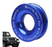 Anneau d'arrachement, Récupération de Manille Souple, Anneau de Récupération 41 000 lb pour Récupération Hors Route | Poulie de Bloc d'Arrachage Robuste, Kit d'Accessoires de Treuil pour Véhicules Off