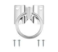 Anneau d'arrimage pour - 85 x 70 mm attaches croisées, fixations en acier au carbone, support à ressort | équipement de protection pour l'écurie pour le transport des bétails