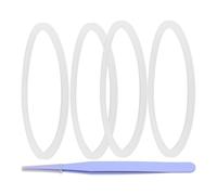 Anneau de Bouchon de Bouteille Joint D'étanchéité pour 16-20oz en | Joint Bouteille Verre, avec Pince à Épiler, Facile à Retirer Installer