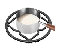 Anneau De Cuisson Accessoires De Sauté Antirouille | Adaptateur Support Accessoires De Camping En Fonte Pour Cuisson Intérieure, Sauté, Cafetière Et Petite Casserole