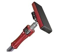 Anneau de fixation pour poteau d'angle, 6 x 70 cm, aluminium, couleur rouge