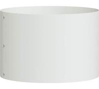 Anneau de jardinière Blanc 30 x 30 x 20 cm Acier laminé à froid