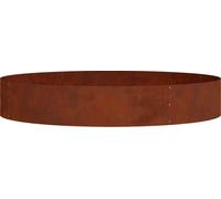 Anneau de jardinière Marron 120 x 120 x 20 cm Acier patiné