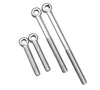 Anneau De Levage 1 pièces M5 M6 M8 M10 M12 M14 M16] Goujon de boulon à œil en acier inoxydable 304 Boulon d'ancrage articulé(90mm Half a tooth,M16)