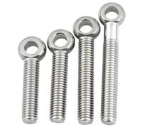 Anneau De Levage Boulon à anneau en acier inoxydable 304 M5 M6 M8 Vis œil de poisson trou coulissant articulée nœud(M8x100mm 2pcs)