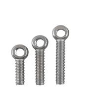Anneau De Levage Boulon à œil en acier inoxydable 304, tête ronde, boulon de poisson, vis trou coulissant M5 M6 8M M10 M12 M14 M16 M18 M20(150mm,M20-1Pc)